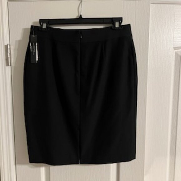 Tahari Women's High Waist Pencil Skirt With Zipper & Slit In Back Lined 12 NWT - Picture 2 of 15
